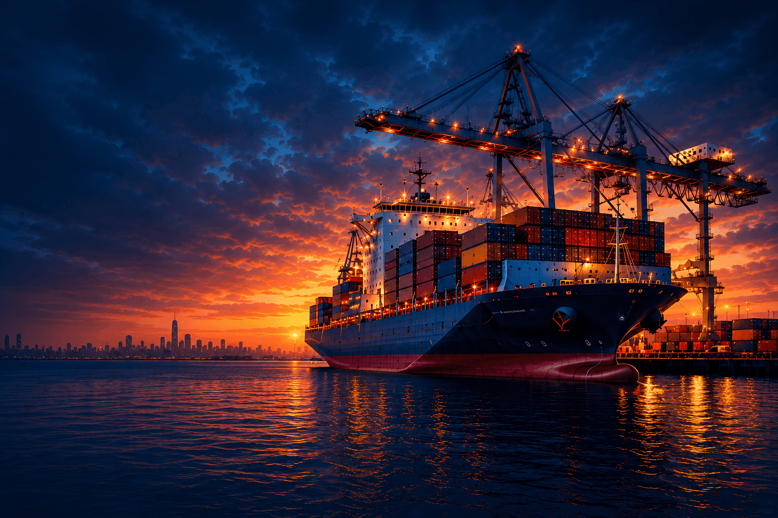 Connecting Global Trade background